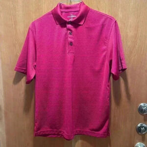 Men’s red grand slam, golf polo size medium